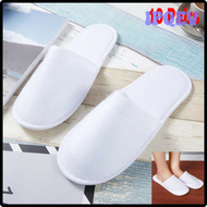 IPQEV 10 Pairs SPA Hotel Guest Slippers Close Toe Dispoable Type Home Bathroom Non-Slip Slippers Disposable Supplies MVNEI