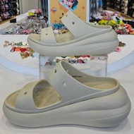 【Fast Shipping】Crocs Classic Crush Sandals 5CM Heels kasut crocs women crocs sandal women selipar cr