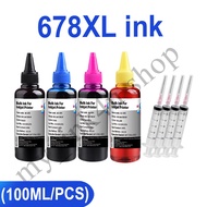 HP 678 ink HP 678XL ink HP678XL refillable ink compatible for HP 1015/2548/2645/2646/2648/3510/3515/