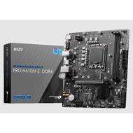 MSI PRO H610M-E DDR4 mATX Intel Motherboard / LGA1700