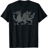 New Limited Welsh Flag Heraldry Dragon Welsh Soccer St David'S Day Wales T-Shirt