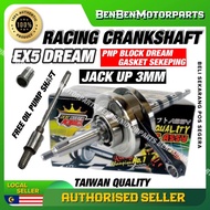 HONDA EX5 DREAM CRANKSHAFT JET UP 3MM JACK UP 3MM + EX5 CLASS MODIFY EX5 DREAM CRANKCASE HYPER KING 
