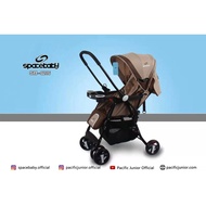 STROLLER SPACE BABY SB 6215 KERETA DORONG BAYI SPACEBABY GAGANG HADAP DEPAN BELAKANG