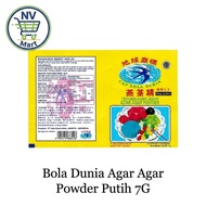 White World Ball Agar-Agar 7g - Pure Agar Flour for Pudding & Cake