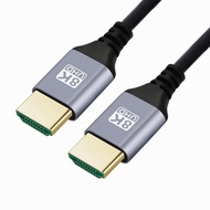 HDTV 2.1 8K Ultra HD Cable -Compatible 19+1 Core OD4.0 Ultra Thin Cable Multi-Function Tv Computer Monitor Cable