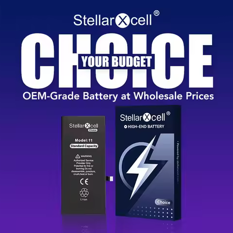 Choice StellarXcell TI Battery Replacement for iPhone Battery for IP7 8 X XS XR SE2 SE3 11 12Pro 13M
