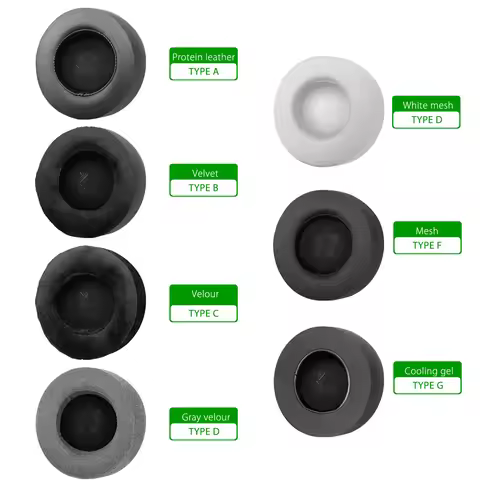 Nullkeai Replacement Ear Cushion for Logitech H540 H 540 Headphone Earpads Earmuffs Sleeve