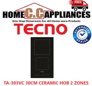 TECNO TA-303VC 30CM CERAMIC HOB 2 ZONES  | FREE DELIVERY |