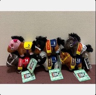 全新 日版 SK Japan 12cm 毛公仔 Key chain 鏈球 匙扣 純種馬 日本 賽馬 賽馬娘 Plush Doll Horse Thoroughbred Collection Nesob