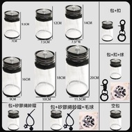 Store Manager Recommended❤️PVC Cylinder Bag Transparent Baby Walking Bag Doll Storage Bag Zipper Cyl