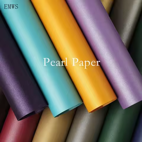 A4 Pearl Paper DIY Card Making Paper Iridescent paper Wrapping Paper Craft Paper Pure Color Pearl Pa