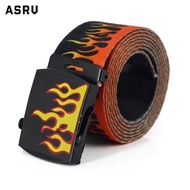 ASRV เข็มขัดลายไฟผู้ชายวินเทจเข้มขัดลายไฟเข็มขัดผู้ชาย 90เข็มขัดเด็กช่างสายเอวผู้ชายเข็มขัดวัยรุ่นหั