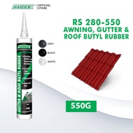 HARDEX Silicone Sealant Awning, Gutter & Roof Butyl Rubber / Atap / Metal Roofing / Zink Awning - RS