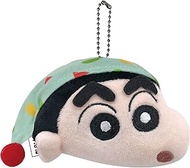 Eye Planning K3000B Crayon Shin-chan Squishy Mascot with Bell, Pajamas Shin-chan, Approx. W 3.9 x H