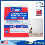 NIPPON PAINT 9ft x 12ft Plastic Canvas 003 Premium Dropsheet With Anti Slip