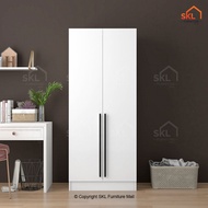 SKL Furniture DIY REQUIRED & EASY INSTAII / SKL_ Modern 3 Door Wardrobe / White Colour & Natural/ Al