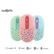 IWACHI I2 Wireless Mouse Bluetooth 2.4G BT4.0/BT5.0 Noiseless Built-In Battery 500mAh