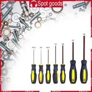 WIN Hex Key Socket Hex Bit Allen Screwdriver Bit with Rubber Handle Screwdriver