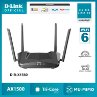 D-Link DIR-X1560 Smart AX1500 Wi-Fi 6 Router เร้าเตอร์ WiFi 6 รองรับอินเทอร์เน็ต 1000Mbps!!! ประกันศ