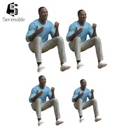 [Serenable] Diorama Painted Figure Micro Scene Layout Collectible Stylish Birthday Gift Ornament Dec