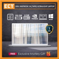 [Clearance] Dell Inspiron 14 (7490) Ultralight Laptop (i5-10210U 4.20Ghz,512GB SSD,8GB,Nvidia MX250-