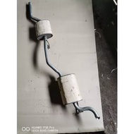 w124 w210 230E Mercedes exhaust muffler full set