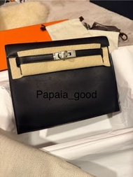 Hermes Kelly Danse 黑銀 VO皮
