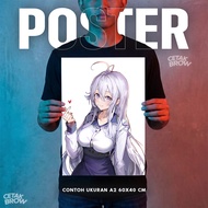 Poster Eighty Six 86 Lena Vladilena Milize Anime Bisa Custom Gambar Sendiri Hiasan Dinding Jepang
