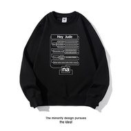 Kaos Hey Jude Sweatshirts The Beatles rock band round neck hoodie men's spring and autumn loose clot