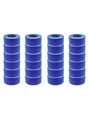 LAUCO Blue Painter's Tape Multi-Surface Painter's Tape 1.5 inches x 60 Yards - 24 Rolls Paint Tape P