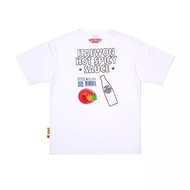 Kod.aks cotton T-shirt trend water bottle letter pattern printing short-sleeved outdoor Joker top