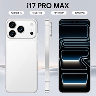 I17 Pro Max 5G Android Smartphone 7.3-inch HD Screen 16GB+1TB Dual SIM Global Mobile Phone