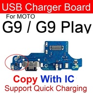 【100%-original】 Usb Charger Port Board For Moto G9 G9 Play G9 Plus G9 Power Usb Charging Dock Board 