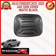 Hilux Conquest 2019 to 2020 4x2 Gas Tank Garnish Cover Matte Black ( Car Accessories )