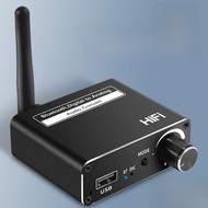 藍牙5.0數字光纖同軸音頻轉模擬信號轉換器 3.5mm音頻數模轉換器