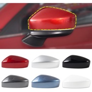 Door Side Rearview Mirror Cover Compatible With Mazda CX-5 CX5 2017 2018 2019 2020 2021 Housing Rear