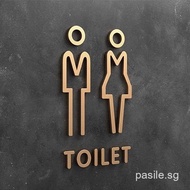 3d Sign Toilet WC Washroom Acrylic Sign 洗手间标识 卫生间指示牌A82 01S2 L7FQ