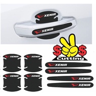 Daihatsu Xenia Car Door Handle Protector Carbon Handle Sticker