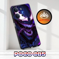 Rc21/Softase rubber poco C85 - Venom Motif - Case poco C85 - Casing poco C85 - Silicone poco C85 coo