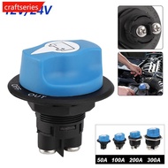 CRAFTSERIES RV Car Battery Rally Switch Kit 50 100 200 300A Blue Battery Disconnector Isolator Cut O