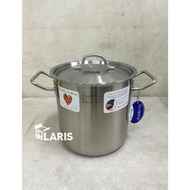 Bima Chefs Stock Pot 20cm 6.3 Liter Thick Stainless Steel Pot Hotel Quality