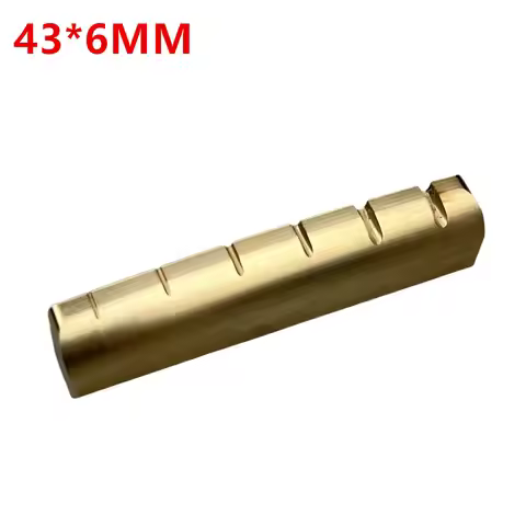 1 Piece Solid Brass Metal Electric Guitar Nut 43mm for Gibson Les Paul LP SG Style Electric or Acous