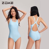 ชุดว่ายน้ำรุ่นใหม่ Zoke ชุดว่ายน้ำสามเหลี่ยมสำหรับผู้หญิง ชุดว่ายน้ำแข่งขัน ชุดว่ายน้ำอบตัว ชุดว่ายน