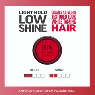 American Crew Cream Pomade (85ML) Light Hold Low Shine. Textured look while taming hair.