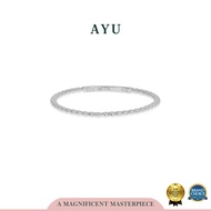 ayu pepper beads stack ring 17k white gold (r18-r24) - 17k white gold r21