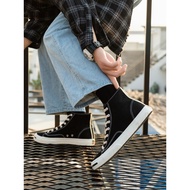 Feiyue Canvas Shoes - 2026 Spring High-top Retro Open Smile Black | Unisex Casual