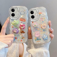 For Tecno Spark Go 2 Case Shockproof Soft Silicone TPU 3D Cartoon Full Protection Clear Back Cover F