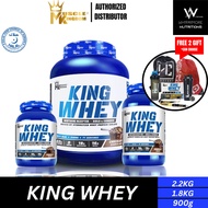 Muscle Kingdom King whey 5Lbs/4Lbs/2Lbs (Free 2 Gift) - Mk Whey Protein,Halal,Isolate Whey,Protein