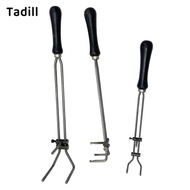 [dksqer] Crucible Tongs Carbon Steel High Temperature Resistant Crucible Holder Tongs for Pouring Je