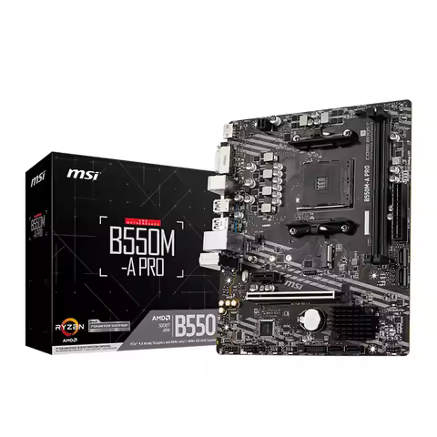 MSI B550M-A PRO Motherboard AMD B550 AM4 DDR4-4600MHz (OC) 64GB diy gaming computer placa mãe b550 a